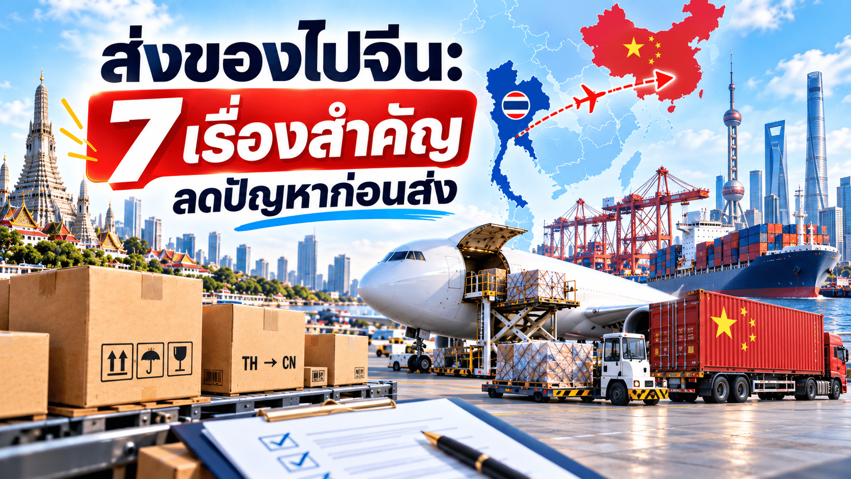 ส่งของไปจีน กับ KTC Global Logistics
