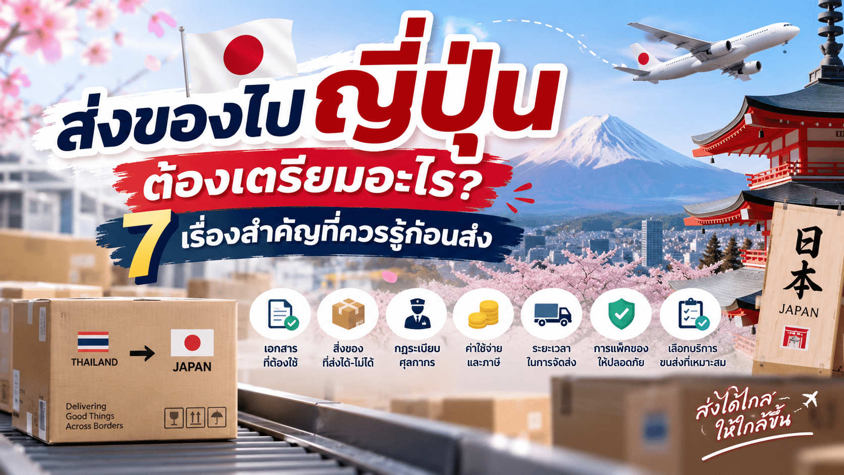 ส่งของไปญี่ปุ่น กับ KTC Global Logistics