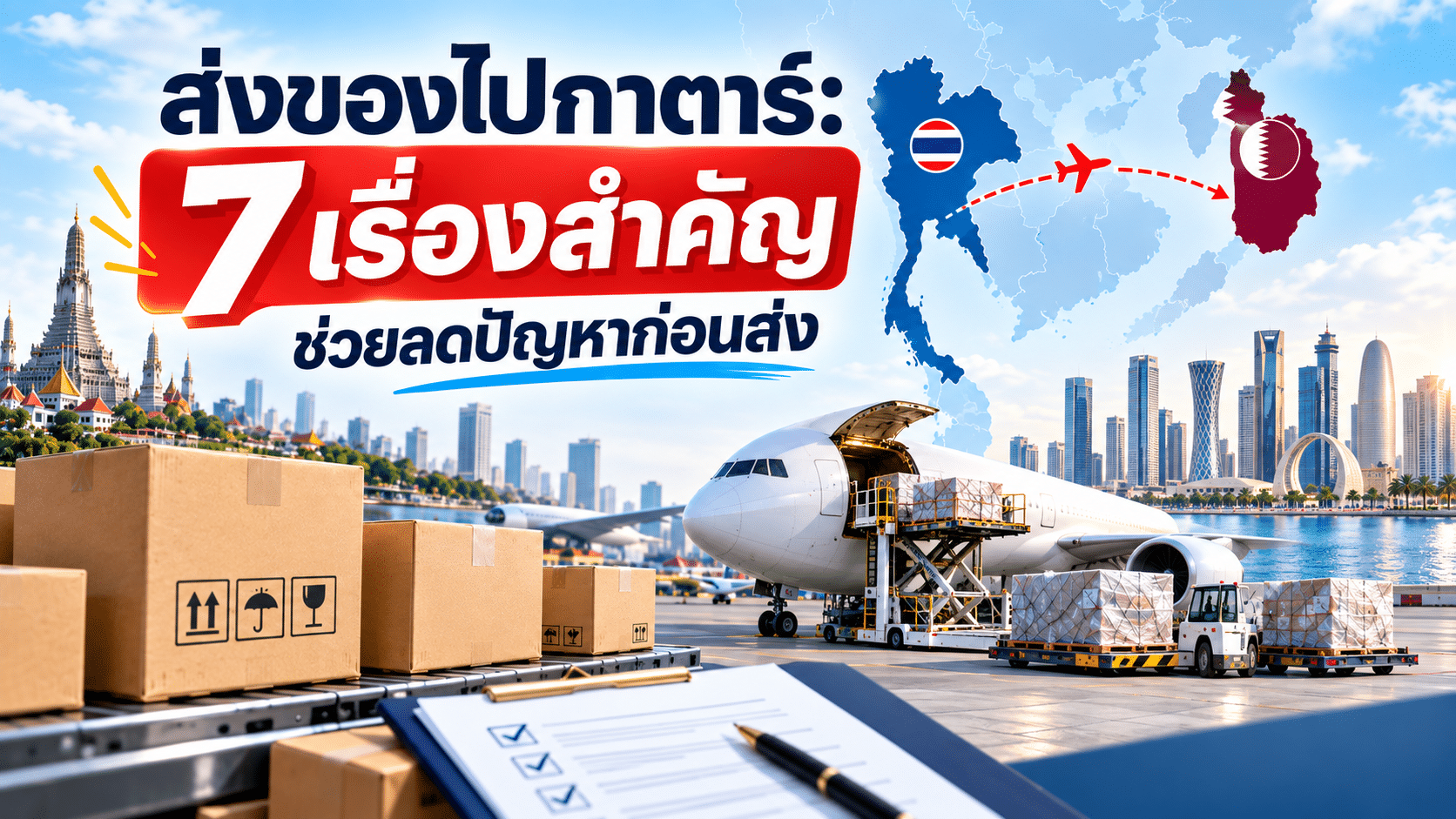 ส่งของไปกาตาร์ กับ KTC Global Logistics